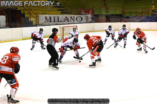 2021-10-10 Hockey Milano Bears-Valpellice Bulldogs 2378 Filippo Salvai